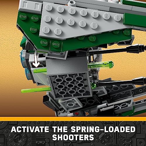 LEGO Star Wars Yoda’s Jedi Starfighter 75360 - Buildable Star Wars Ship with Yoda Minifigure, R2-D2 Droid & Lightsaber - Gift for Kids Ages 8+