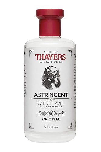 Thayers Witch Hazel with Aloe Vera, Original Astringent 12 oz (Pack of 5)