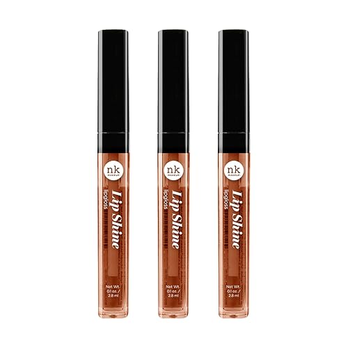 NICKA K NEW YORK Lipshine, Cosmetics, vibrant colors, bright colors, shining lips, lip shine, long lasting (AMZ270)