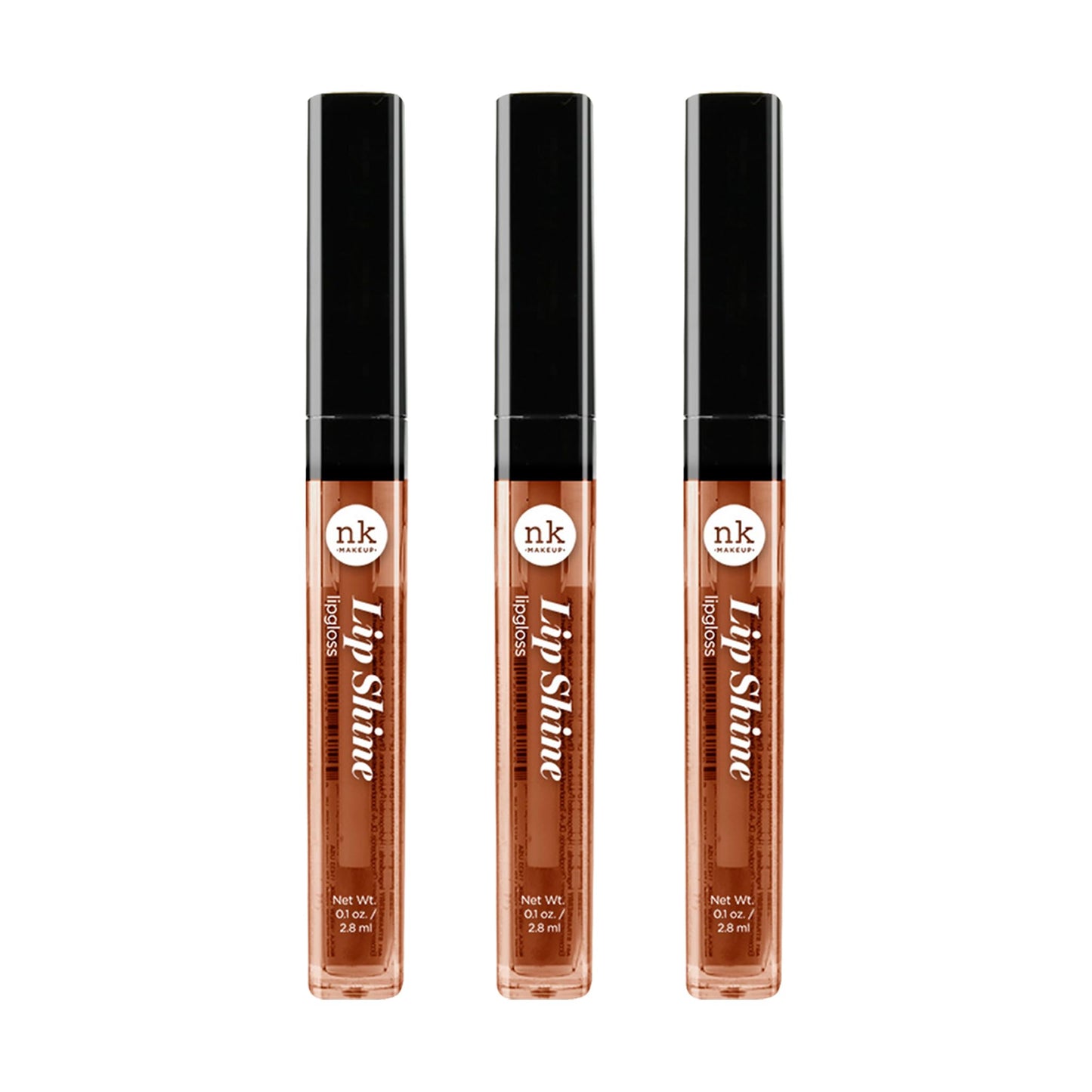 NICKA K NEW YORK Lipshine, Cosmetics, vibrant colors, bright colors, shining lips, lip shine, long lasting (AMZ270)