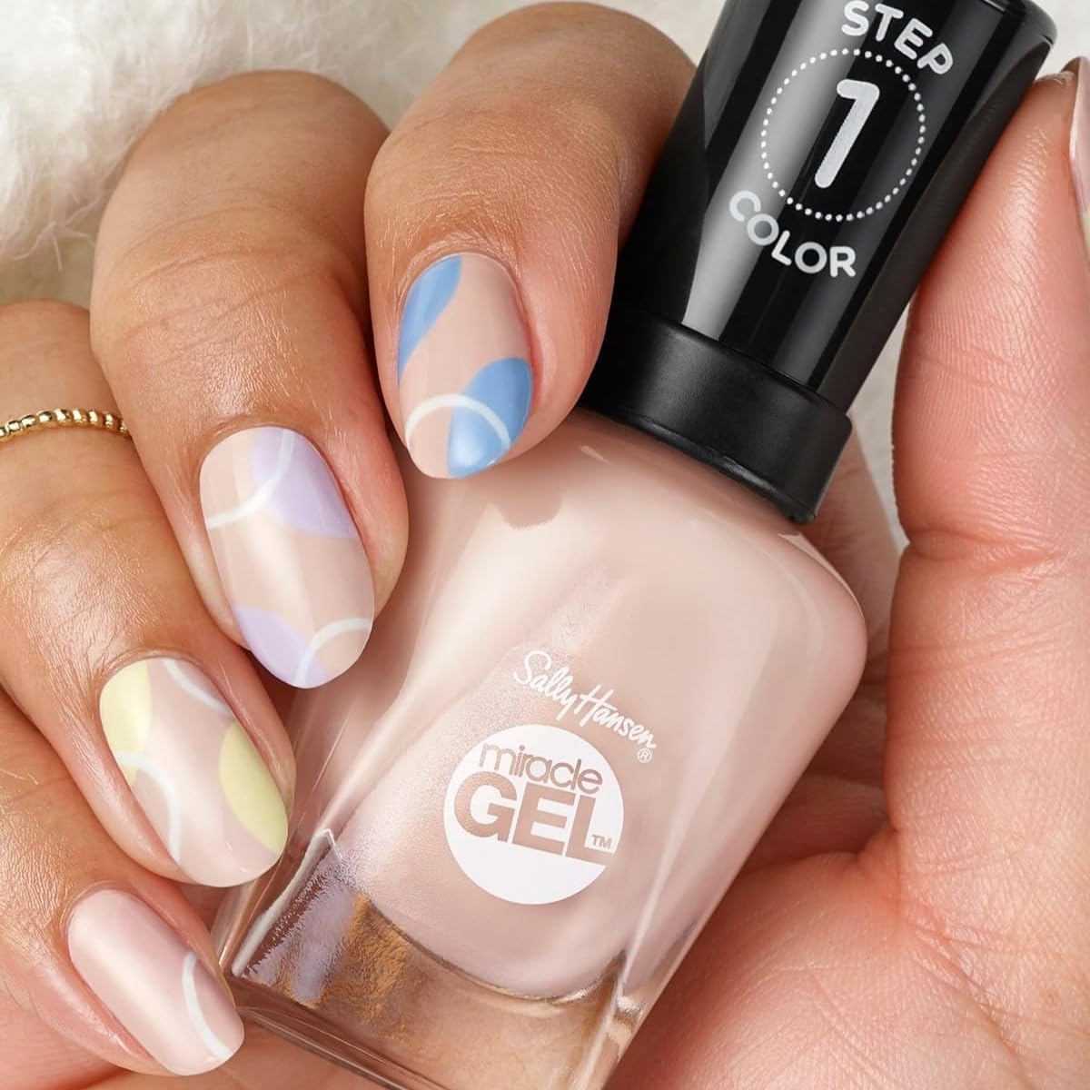Sally Hansen Miracle Gel Salon Quality Nail Polish | Gel-Like Formula, Two-Step System, No UV Light Needed, Long Lasting | Sheer | 232 Tutu the Ballet