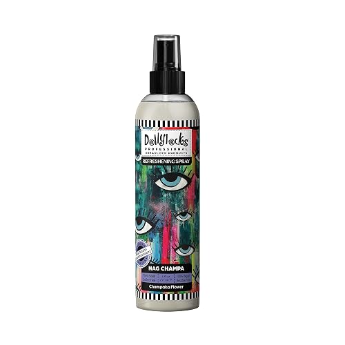 Dollylocks Refreshening Spray for Locs, Braids, Extensions, Dreadlocks | Nag Champa | Plant-based, Residue-free, Sulfate-free | Refresh Moisturizing