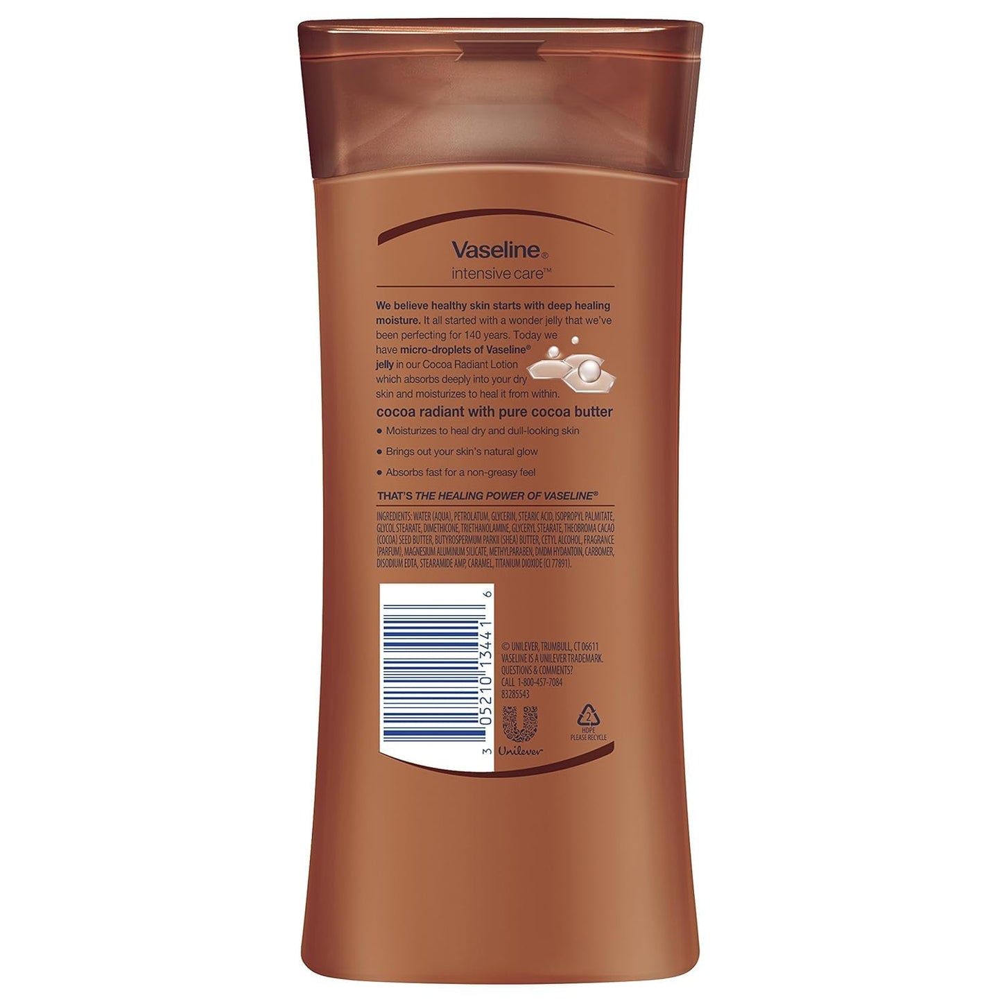 Vaseline Intensive Care Lotion - Cocoa Radiant - 10 fl oz (295 ml) - 3 Pack