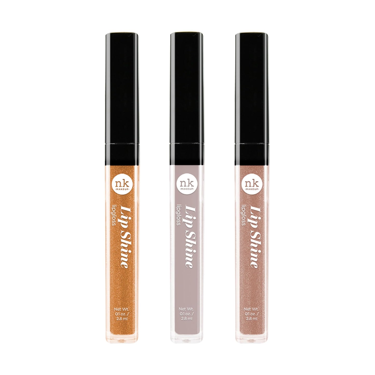 NICKA K NEW YORK Lipshine, Cosmetics, vibrant colors, bright colors, shining lips, lip shine, long lasting (AMZ283)
