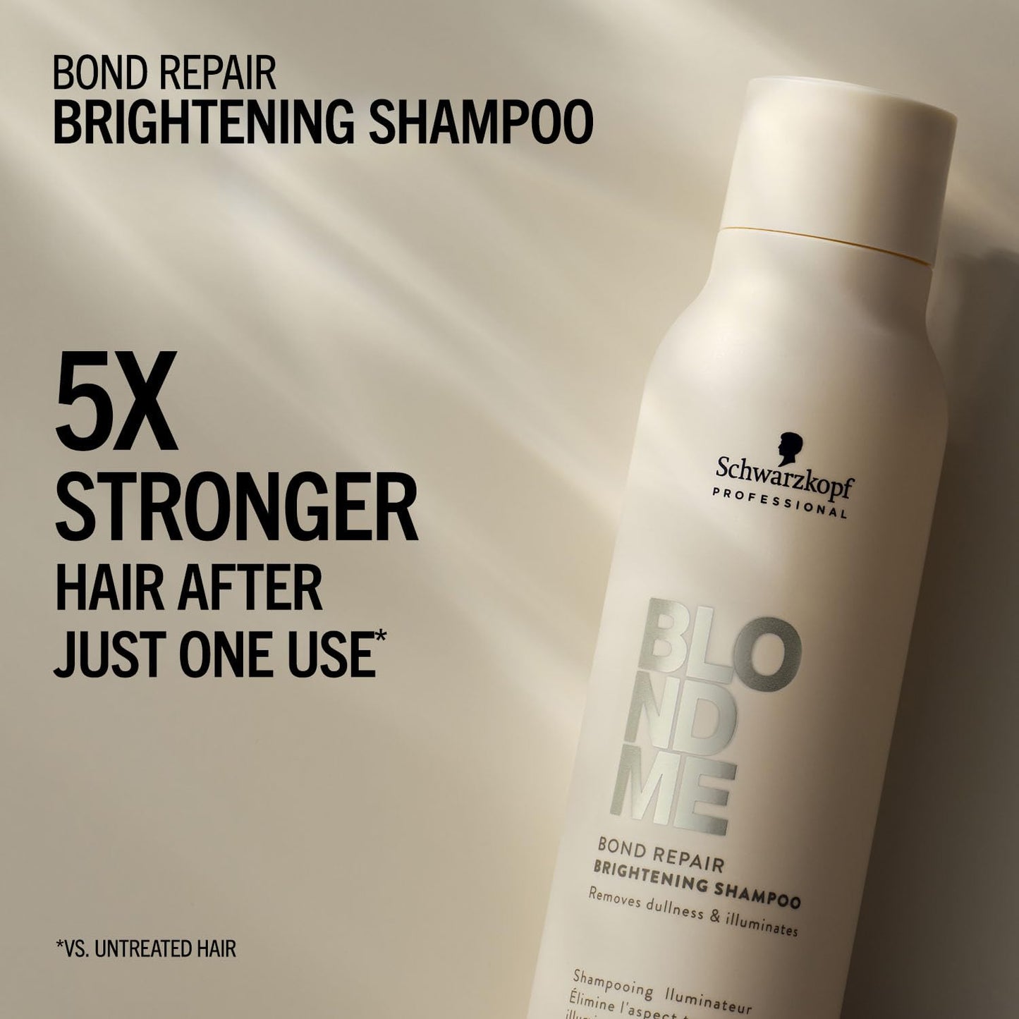 BLONDME Bond Repair Brightening Shampoo & Nourishing Conditioner Bundle | Gently Cleanses, Brightens & Detangles for Radiant, Stronger Blonde Hair