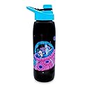 RICK AND MORTY Plastic Water Bottle With Screw-Top Lid | BPA-Free Plastic Sports Jug With Leakproof Lid