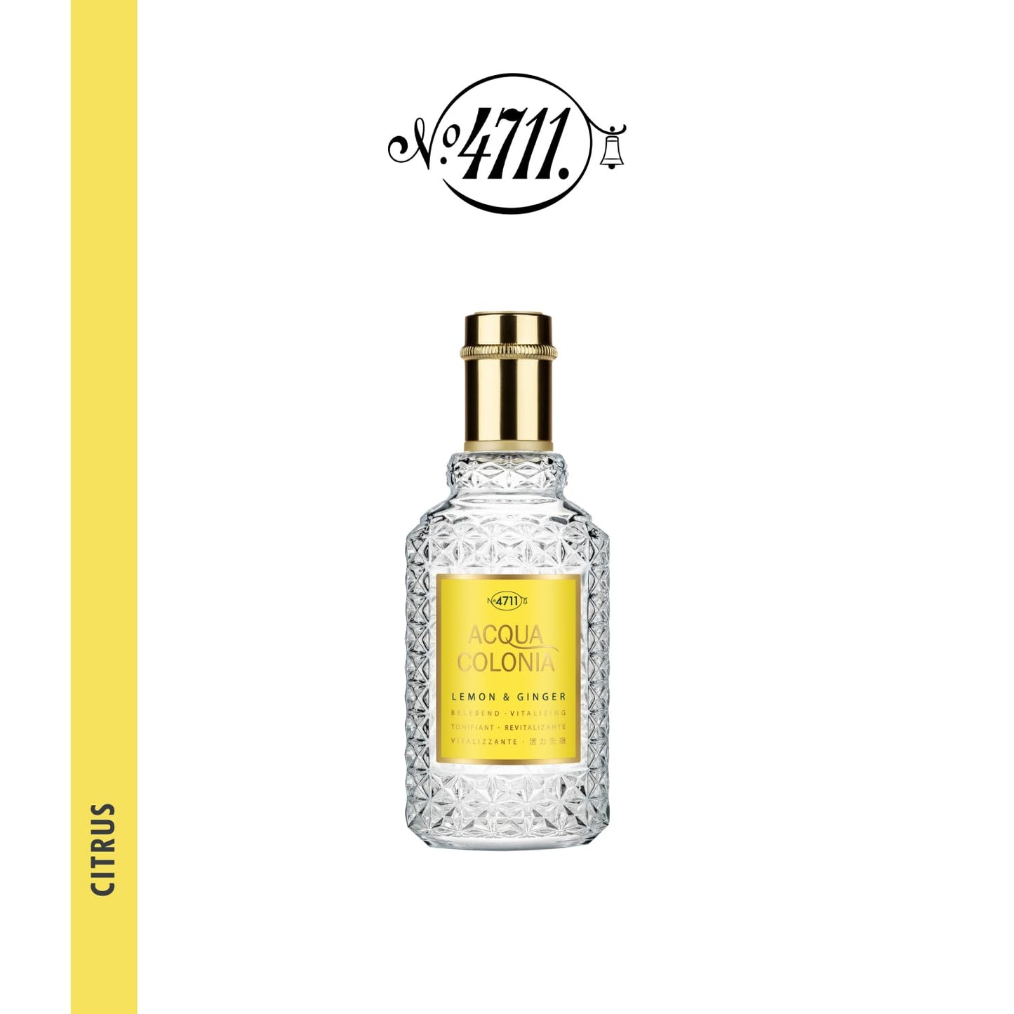 4711 Acqua Colonia Lemon and Ginger Eau de Cologne Spray for Women, 1.7 Ounce