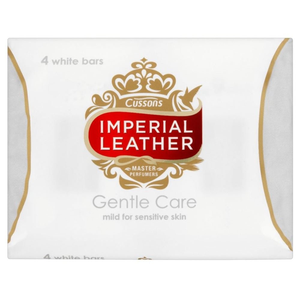 Imperial Leather Gentle Care Soap Bars Sensitive Skin (4x100g) - Pack of 2