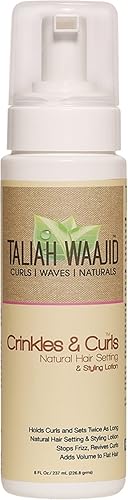 Taliah Waajid Crinkles & Curls Natural Hair and Lock Styling Lotion, 8 oz (Pack of 5)