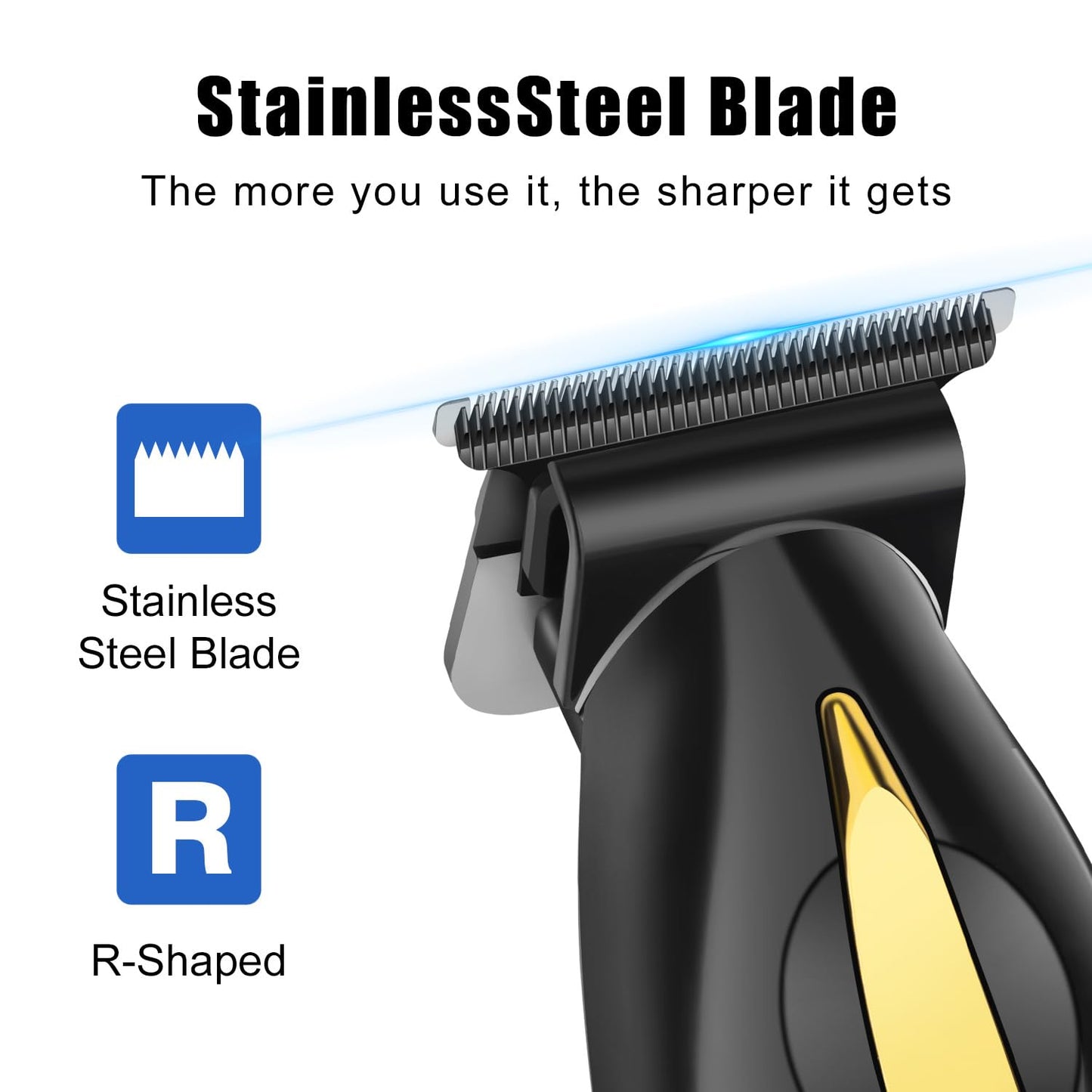 QDKVTNDJZ Hair Clippers for Men - Cordless 2 in 1 Versatile Beard Trimmer with Powerful Moyor and 4 Guide Combs,Professional Haircutting Kits for Home Beauty and Personal Care QDKVTNDJZ