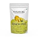 Lemon Peel (Citrus Limon) Powder by mi nature| 100% Pure and Natural | 227g,(8oz), (1/2 lb) | Vegan | Non-GMO | For Skin care | Used for Soap making |