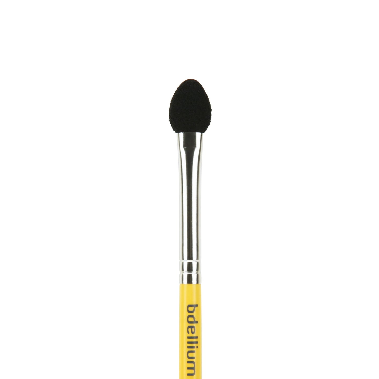 Bdellium Tools Professional Makeup Brush - Travel 740 Sponge Applicator - Short Wooden Handle for Convenient Travel, For Eyeshadow Application