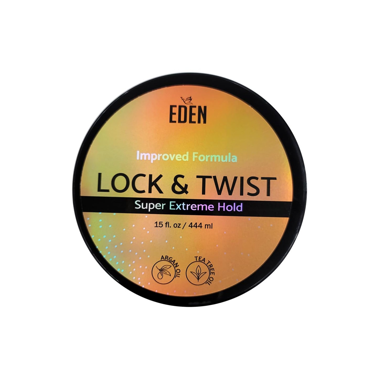 EDEN Lock and Twist Super Extreme Hold Pomade for Faux Locs, Dreadlocks, Microlocks, and Interlocks (15 fl. oz. (444 ml))