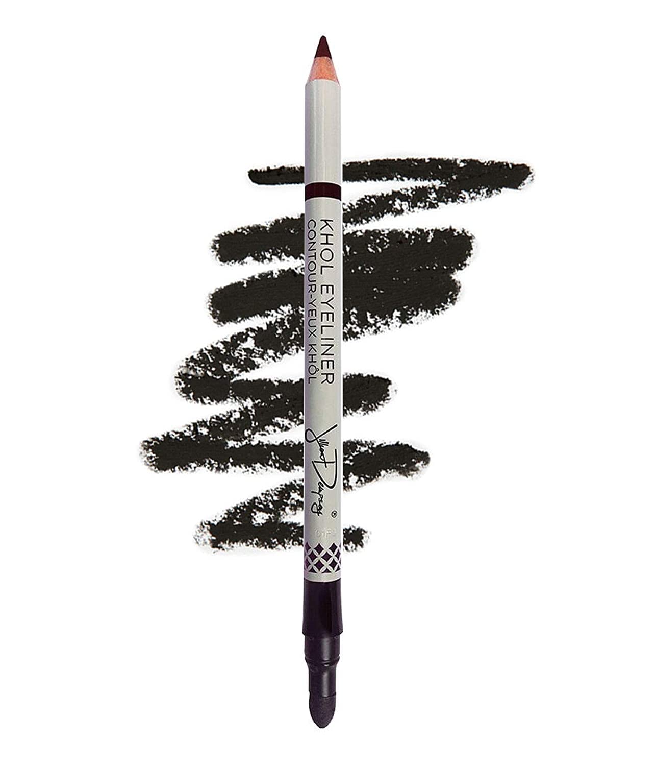 Jillian Dempsey Khol Eyeliner: Clean, Waterproof Eyeliner Pencil with Built-In Smudger for Effortless Blending - Rich Pigment, Cruelty-Free, Jet Black
