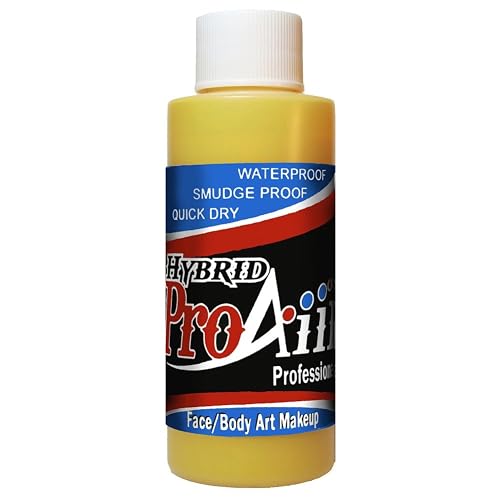 ProAiir Face and Body Painting Makeup - 2oz (60ml) Yellow