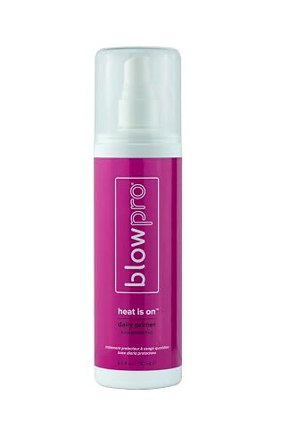 blowpro Heat Is On Daily Primer Heat 8.5oz Protective Mist, Weightless, Restores Natural Proteins, Detangles, Strengthens & Adds Shine to Hair