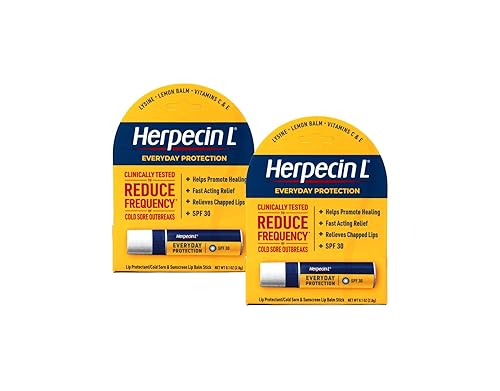 Herpecin-L Lip Balm Stick, 30 SPF, 0.1 Ounce (Pack of 2)