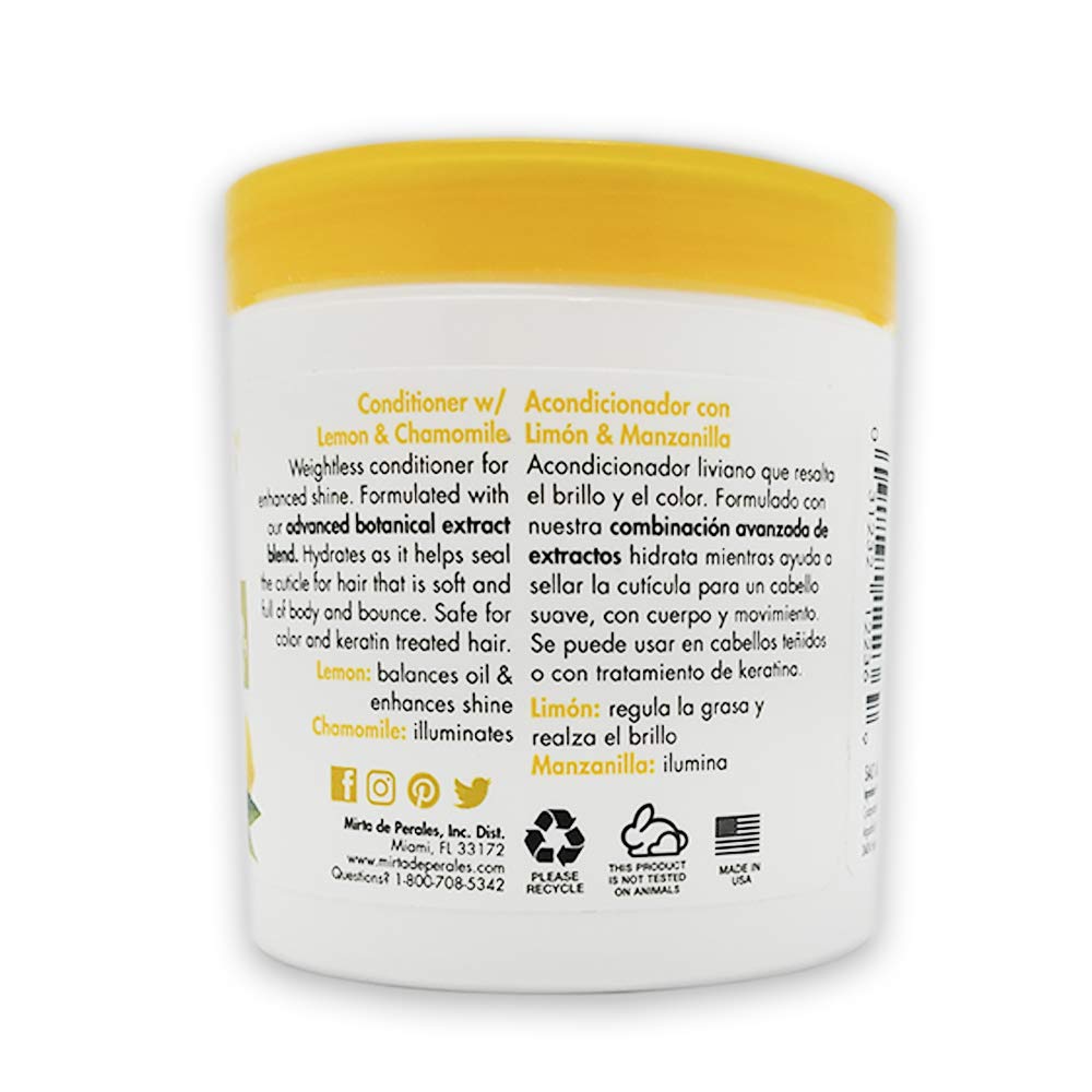 Mirta De Perales Conditioner with Lemon & Chamomile Manzanilla 6 oz.
