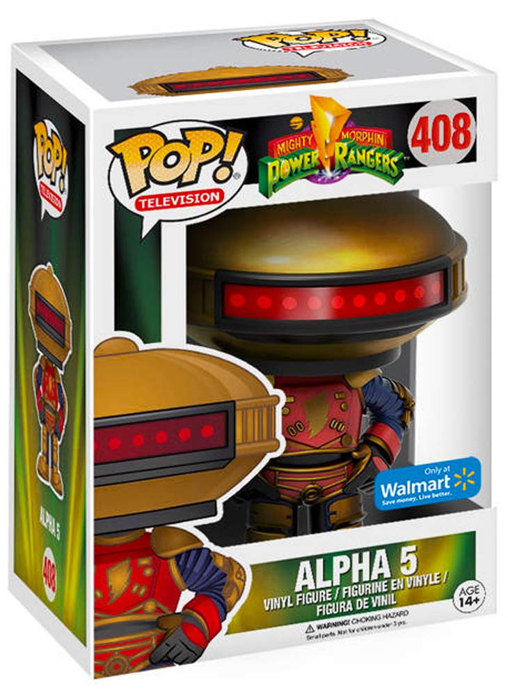 Funko Pop! Television: Mighty Morphin Power Rangers - Alpha 5 (Walmart) Exclusive Vinyl Figure # 408