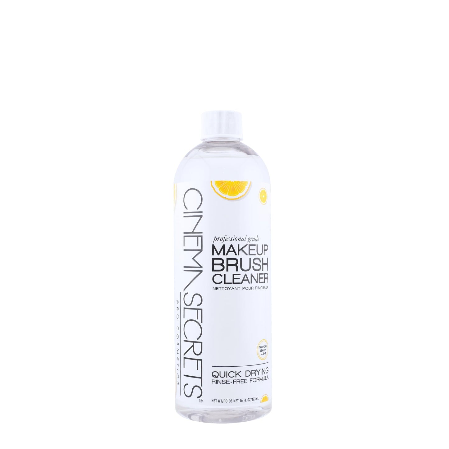 Cinema Secrets Original Makeup Brush Cleaner Solution - Professional Cleanser for Makeup Brushes - Quick-Drying, Rinse-Free Formula - Removes Stubborn