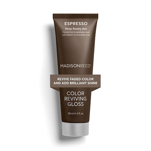 Madison Reed Color Reviving Gloss - Espresso Brown | Semi-Permanent Toning Gloss for Brunette Hair, Neutralizes Brassiness & Red Tones, Boosts Shine