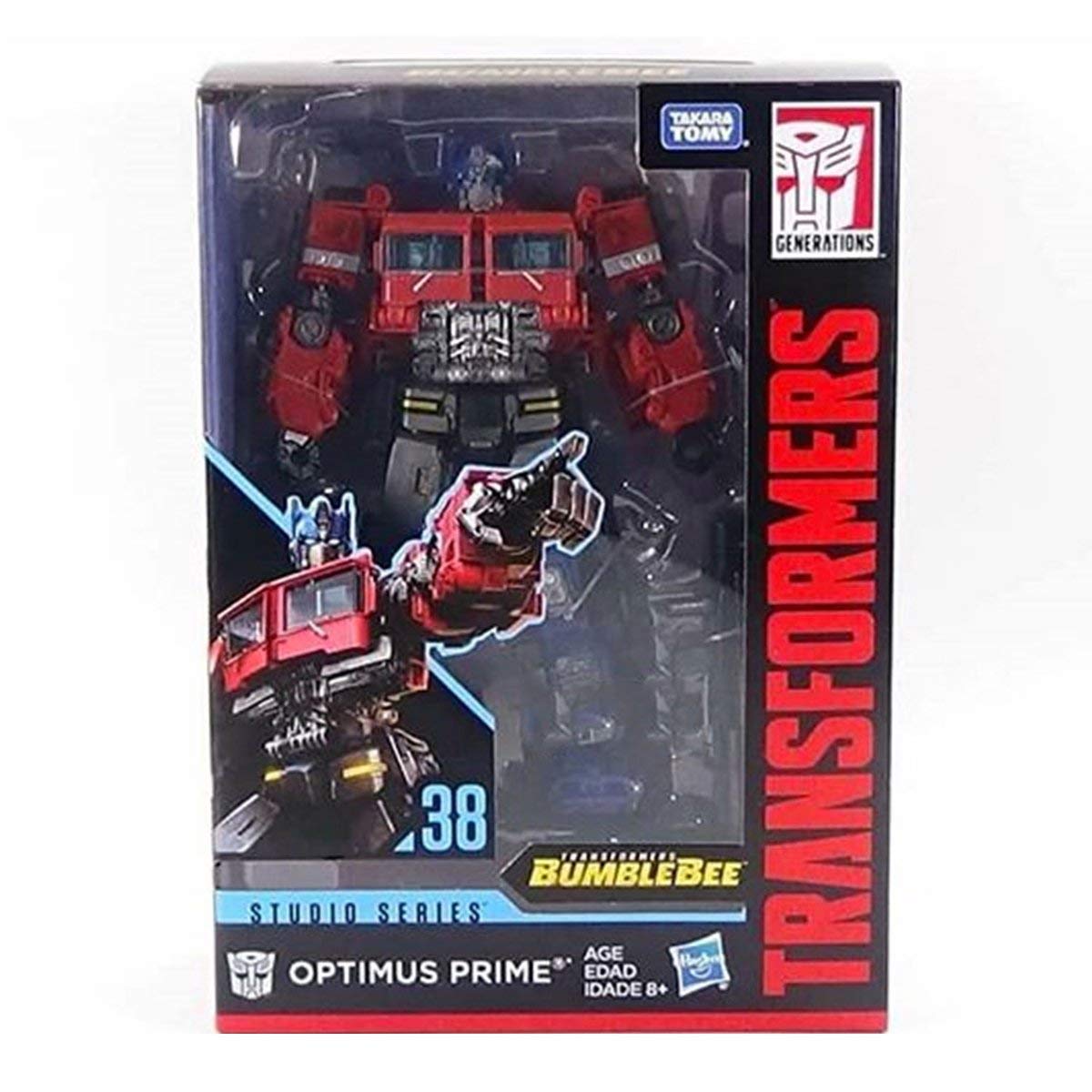 Transformers Toys Studio Series 38 Voyager Class Bumblebee Movie Optimus Prime Action Figure - Ages 8 and Up, 6.5-inch