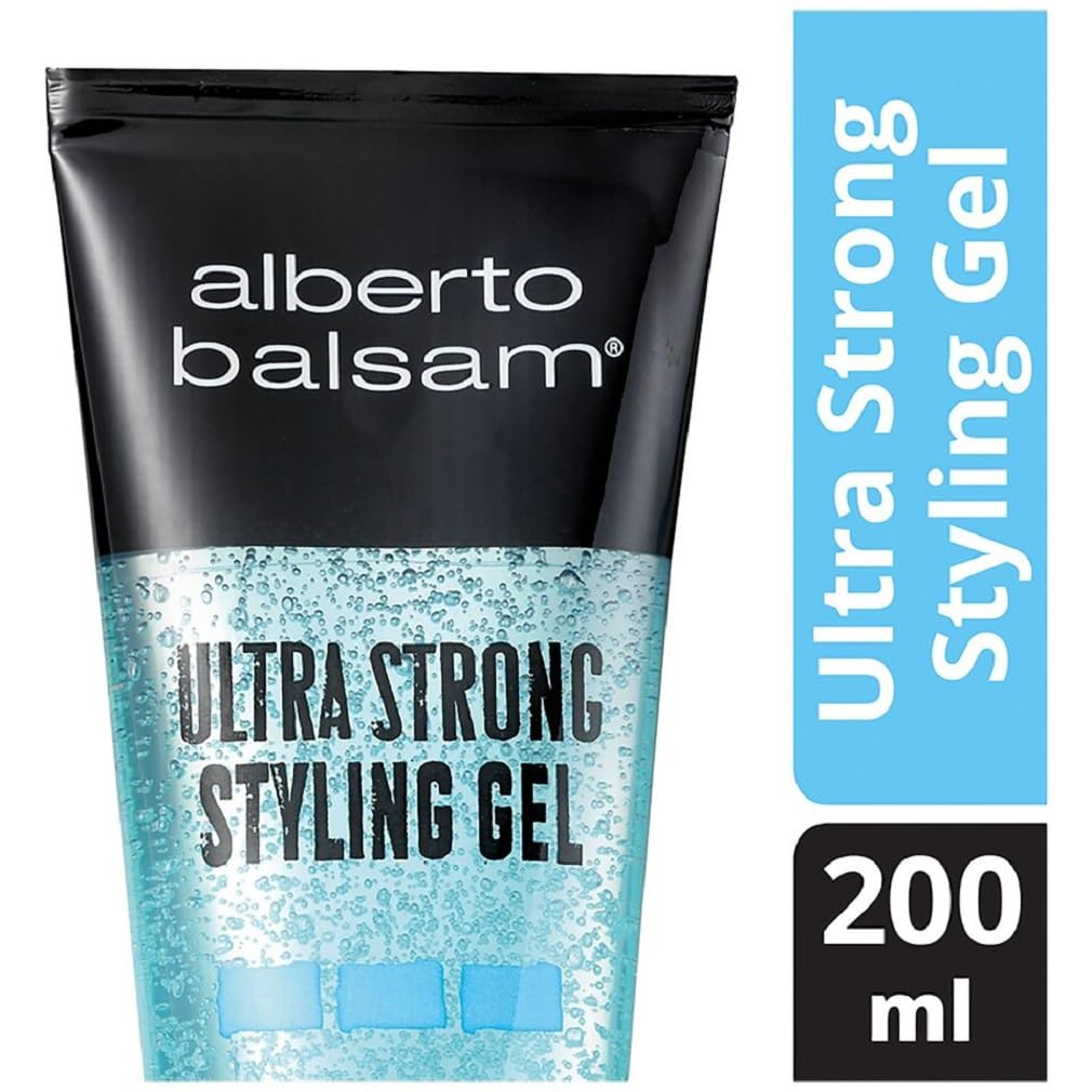 Alberto Balsam Ultra Strong Styling Gel (200ml) - Pack of 2