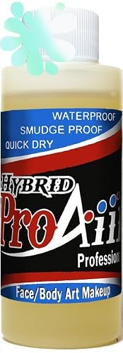 ProAiir Face and Body Painting Makeup - 4oz (120ml) Ghost Glo