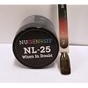 NuGenesis Nail Dipping Powder Color 1.5oz/43g Jar - (NL25 WHEN IN DOUBT) Beauty & Personal Care Nugenesis