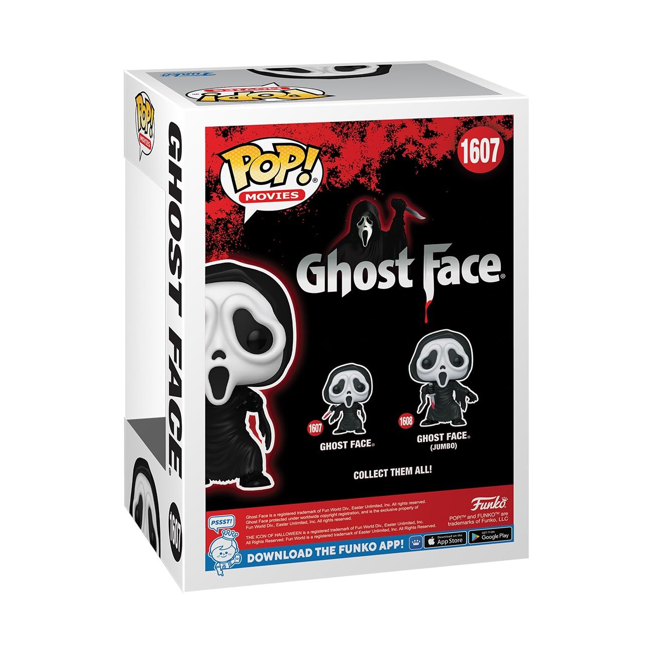 Funko POP! Movies: Ghostface - Ghostface - Glow in The Dark - Collectable Vinyl Figure - Gift Idea - Official Merchandise - for Kids & Adults…