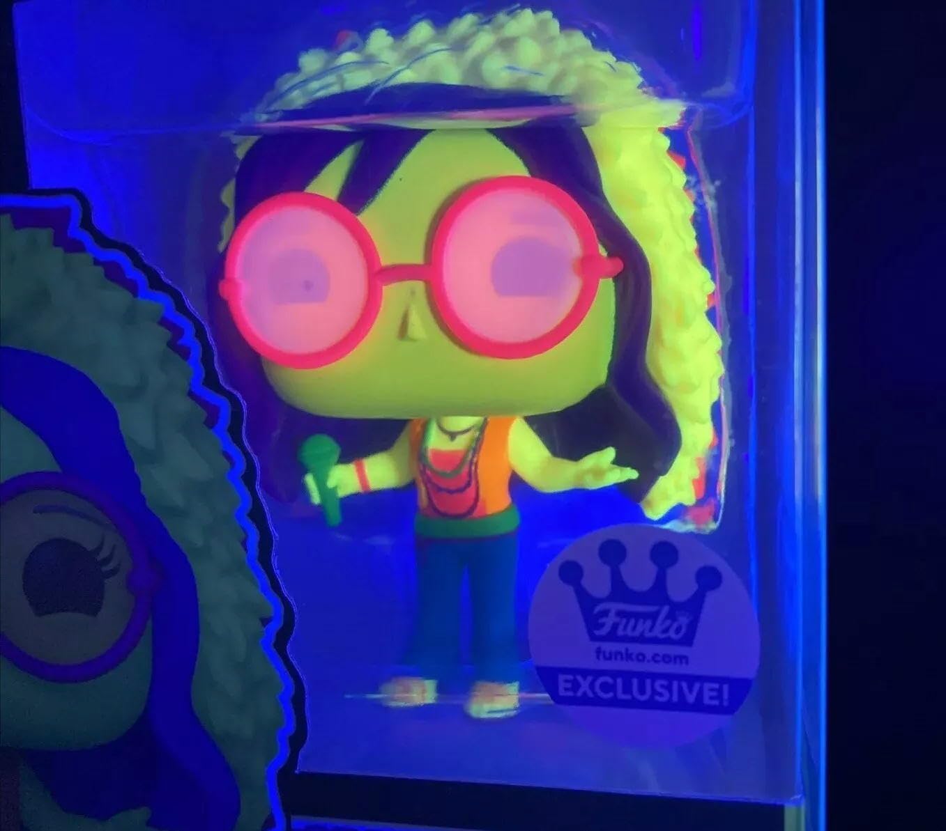 Funko Pop! Janis Joplin (Blacklight) Shop x Fun on The Run 2023 Exclusive