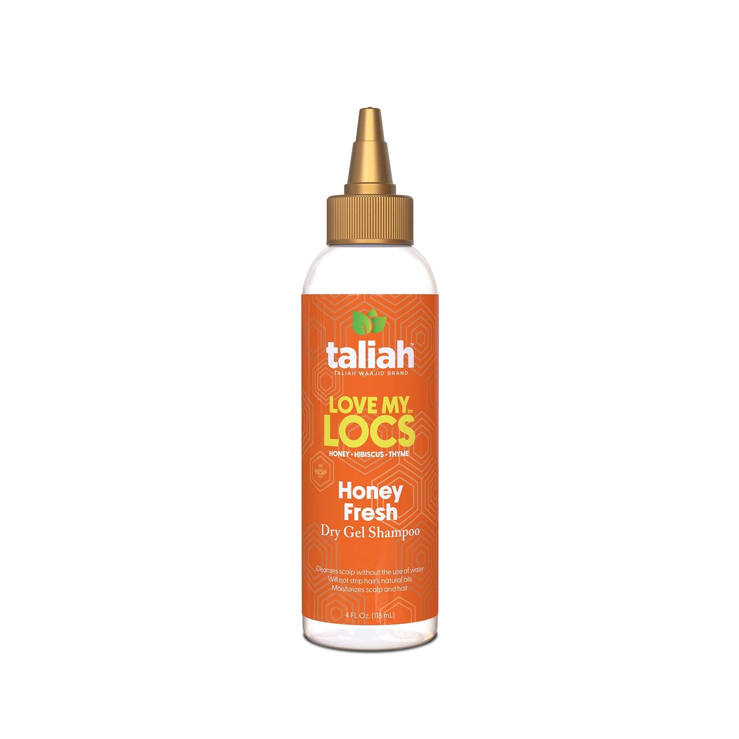 Taliah Waajid Love My Locs Honey Fresh Dry Gel Shampoo 4oz - No-Rinse Scalp Cleanser for Locs, Braids, Twists & Protective Styles