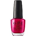 OPI Nail Lacquer Madam President | Opaque Dark Red Crème Chip Resistant Nail Polish | Washington DC Collection