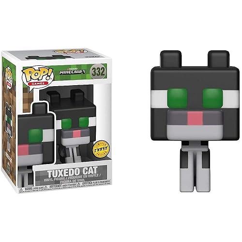 Funko POP! Games Minecraft Tuxedo Cat 3.75" Chase Variant Vinyl Figure