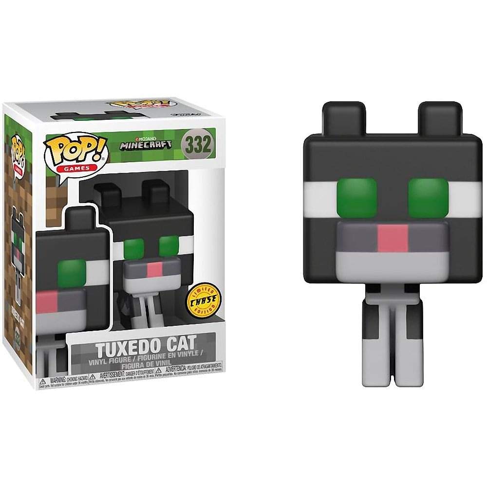 Funko POP! Games Minecraft Tuxedo Cat 3.75" Chase Variant Vinyl Figure
