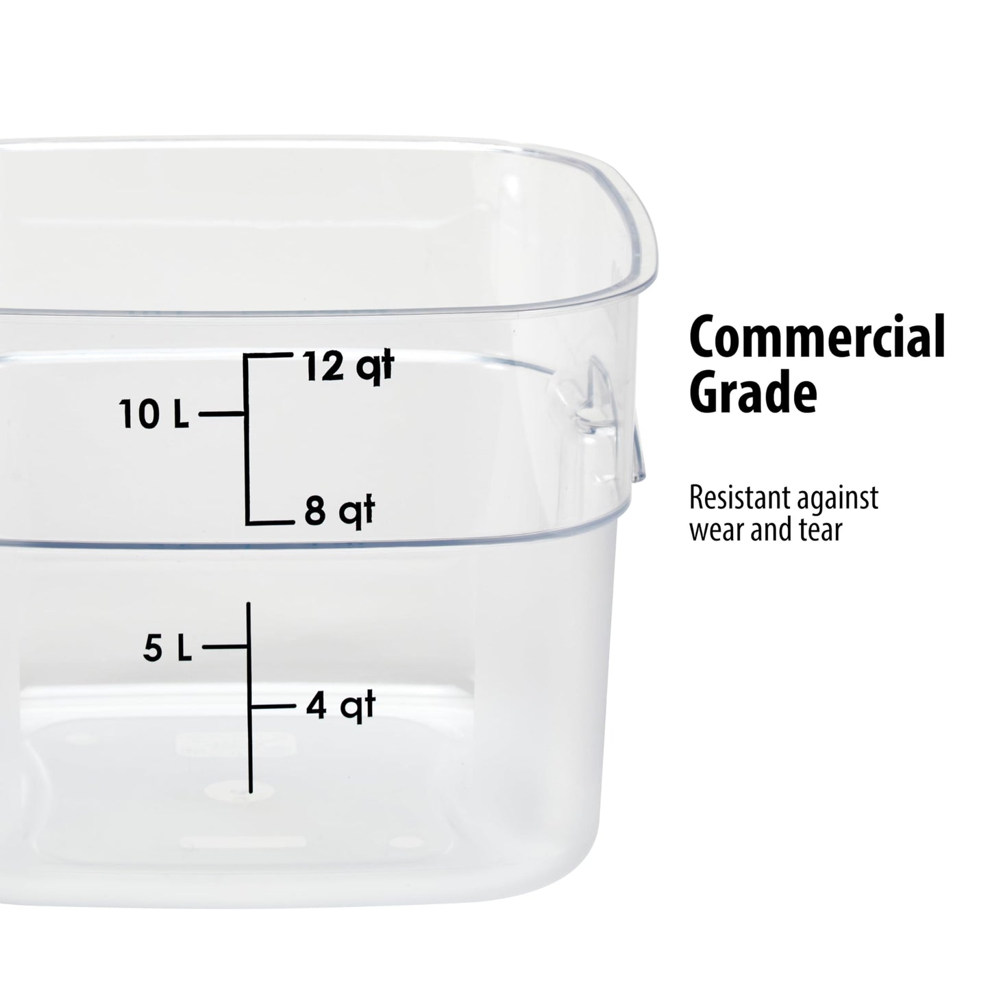 Cambro FreshPro Clear Food Container 12QT
