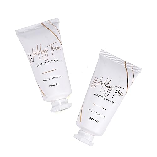 Pop Fizz Designs Wedding Team Hand Cream | Bridesmaids Proposal Gifts | Will You Be My Bridesmaid? | Bridal Shower Favors | Marble| 10 Pack