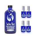 Seche Vive Professional Kit, Instant Gel Effect Top Coat for Nail Polish, 16 oz & 4 Packs of 0.5 oz Refill Beauty & Personal Care Seche