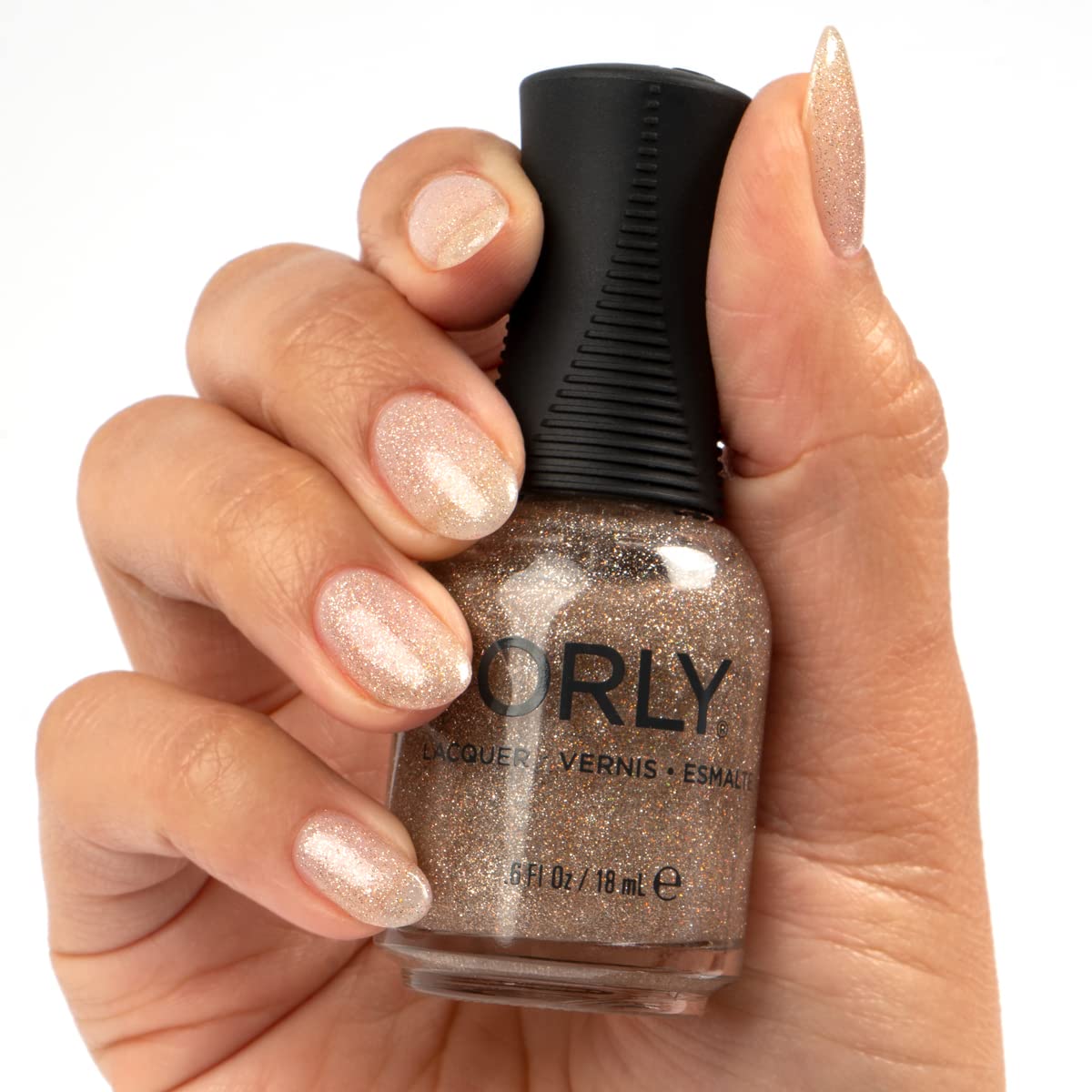 Orly Nail Polish 'Just an Illusion' | Gold Holographic Glitter Topper Nail Lacquer from POP Lacquer Collection | 0.6fl oz Beauty & Personal Care Orly