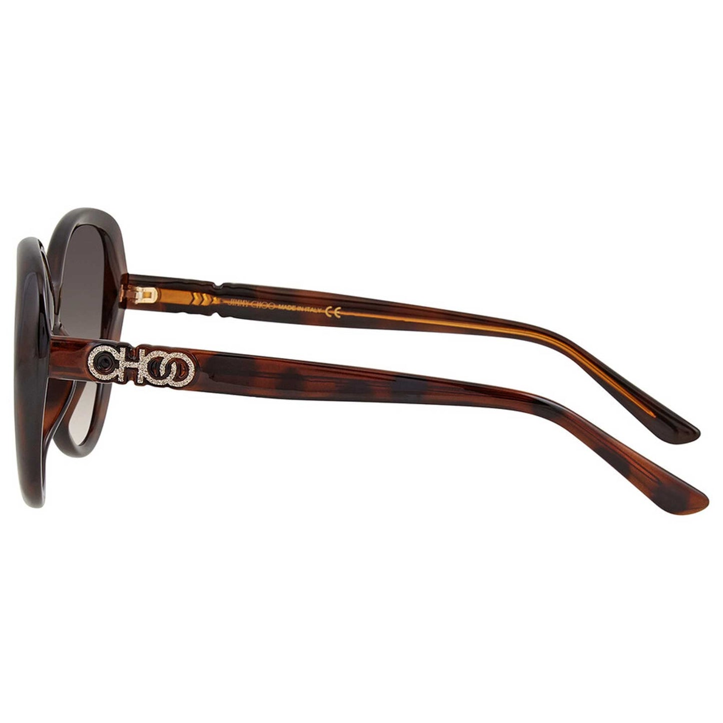JIMMY CHOO Oval Sunglasses Amira/G/S 086HA Havana 57mm