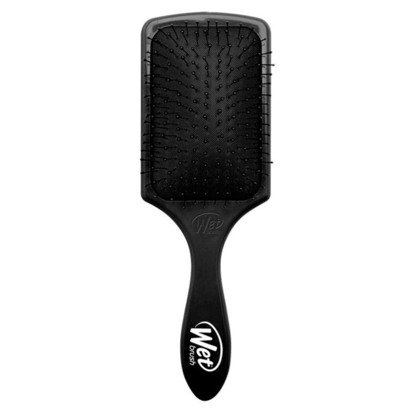 Wet Brush Paddle Detangler Hair Brush, Black, Ultra-Soft IntelliFlex Bristles with AquaVent Design, Great For Treatment & Mask Application, Women