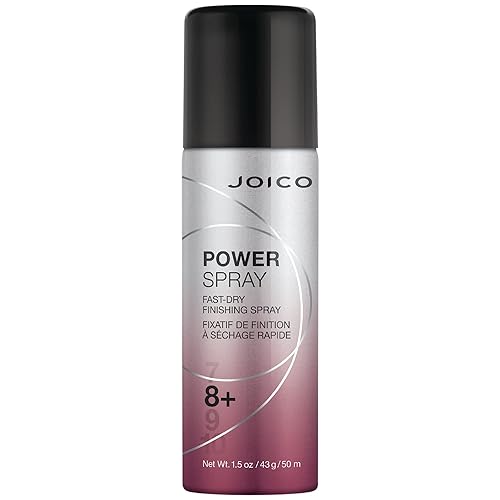 Joico Power Spray Fast-Dry Finishing Spray | For Most Hair Types | Protect Against Heat & Humidity | Protect Against Pollution & Harmful UV | Paraben