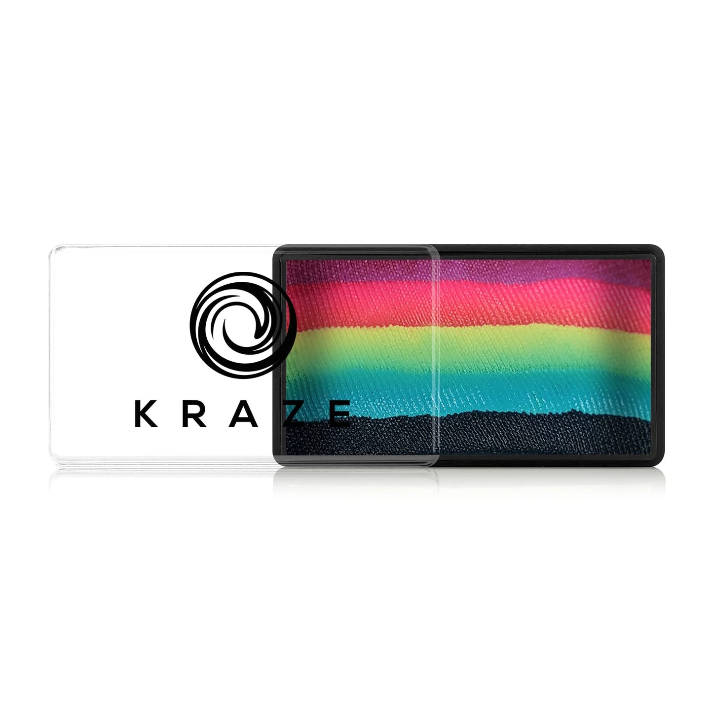 Kraze FX Dome Stroke - Harmony (25 gm), Professional 1-Stroke Split Cake, Hypoallergenic, Non-Toxic, Water Activated Face & Body Painting Makeup