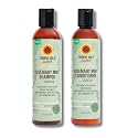Tropic Isle Living Hair Gro Rosemary Mint Shampoo 8oz and Conditioner 8 oz Gently Cleanses, Repairs & Nourishes with Mint, Aloe Vera & Shea Oil