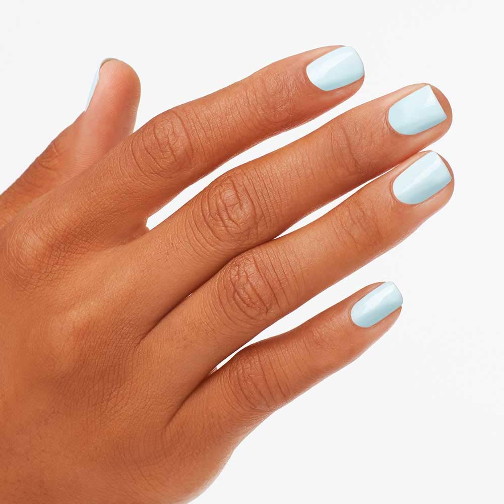 OPI Nail Lacquer It’s a Boy! | Opaque Soft Blue Crème Chip Resistant Nail Polish | Fast Drying, Streak Free