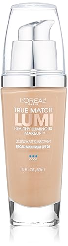 L'Oréal Paris True Match Lumi Healthy Luminous Makeup, C5 Classic Beige, 1 fl. oz.