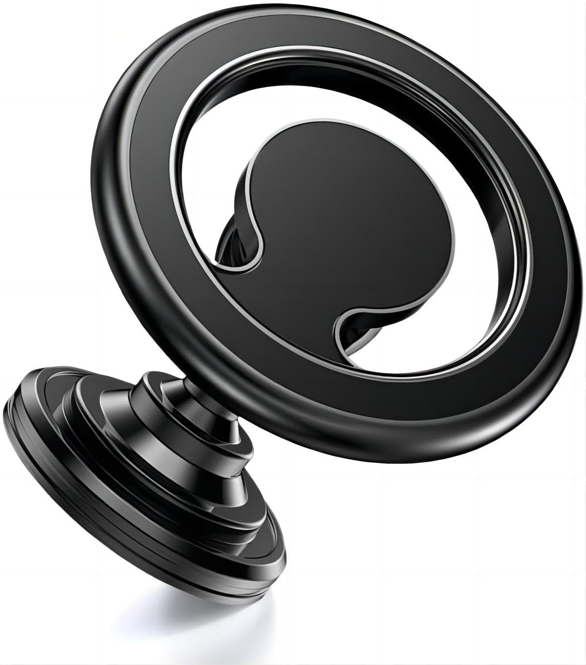 LXQTAO Car Mount Holder - New Magnetic Phone Stand, Rotatable Dashboard Black, Compatible with 12/13 Series Phones, Universal for 4.7-7.2 Inch Phones…