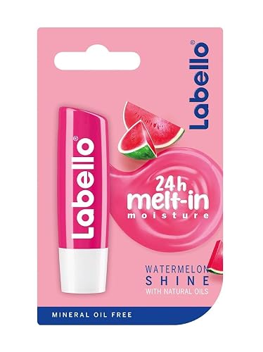 Labello, Watermelon Fruity Shine Lip Balm, 4.8 Gram