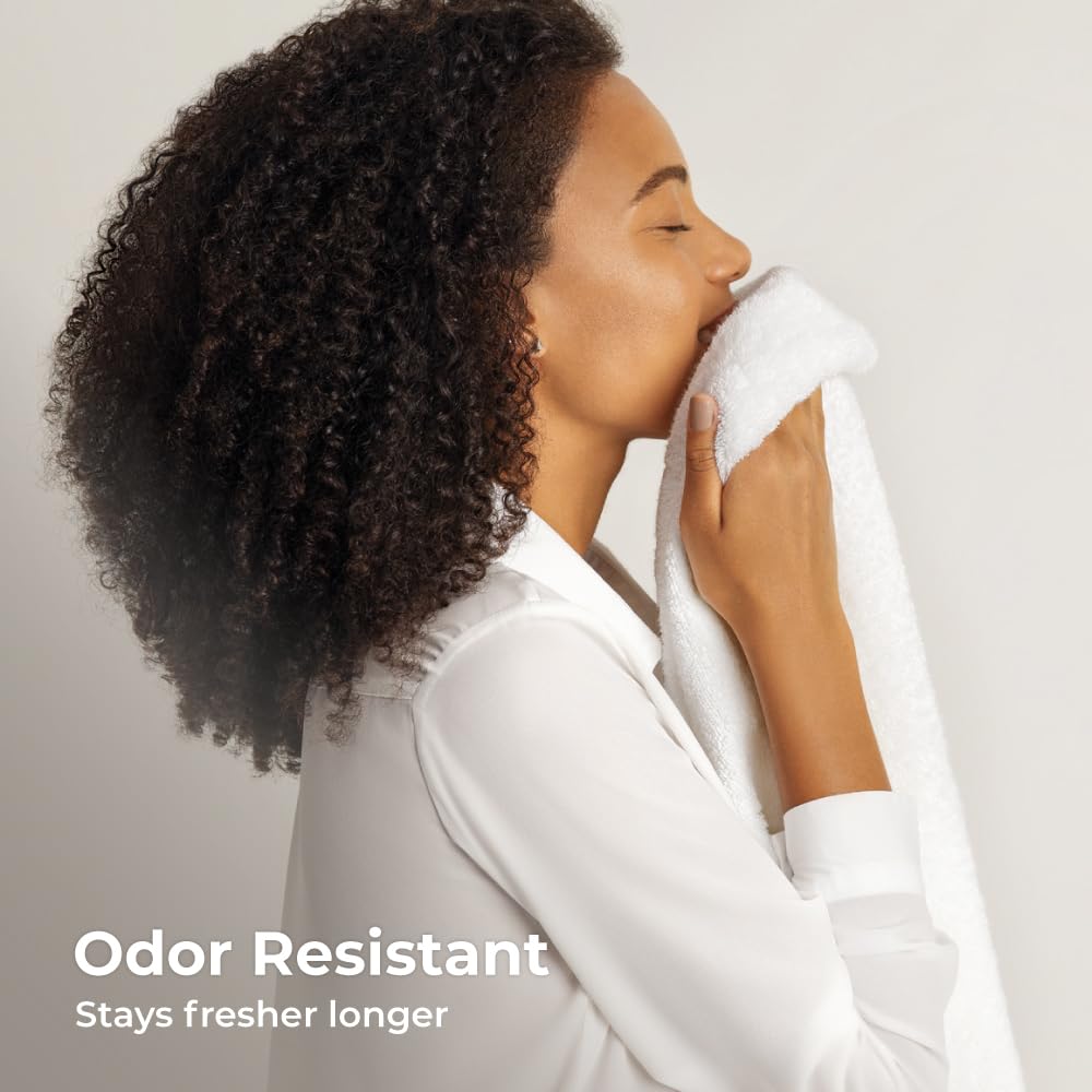 Cariloha Hand Towel | Blue Lagoon | 16"x24" | Turkish Cotton & Viscose Material Blend | Extra Smooth, Odor Resistant and Highly Absorbent