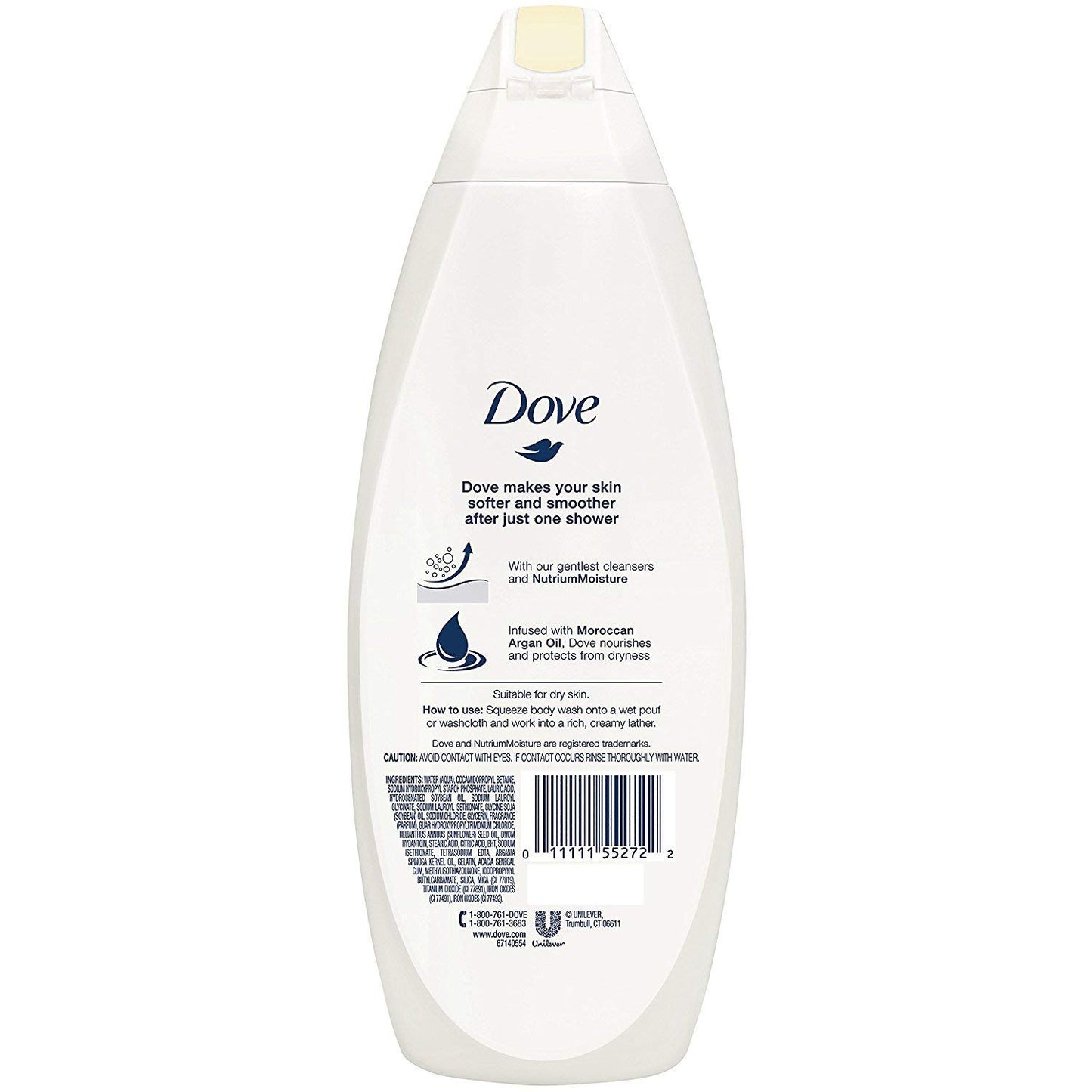 Dove Body Wash 22 Ounce Dry Oil Moisture (650ml) (3 Pack) Beauty & Personal Care Dove